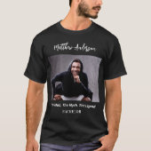 独身写真の男の神話伝説の名前楽しい Tシャツ (正面)