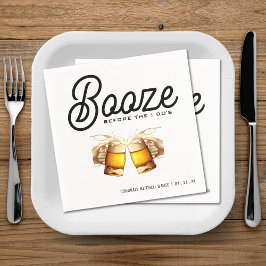 独身前に酒を飲むバチェロレッテ スタンダードカクテルナプキン