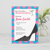 独身女性のパーティー招待状 招待状 (スタンド正面)