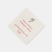 独身女性のパーティー スタンダードカクテルナプキン (角)