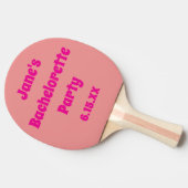 独身女性の会 卓球ラケット (横)