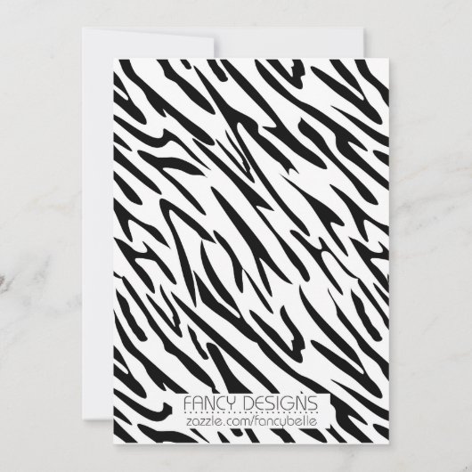 独身女性の最後の夜 招待状 (裏面)