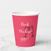 独身女性パーティー 紙コップ (正面)