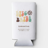 独身最後のディスコパーティー 花嫁の名前 レトロカスタム スリム缶クーラー (裏面)