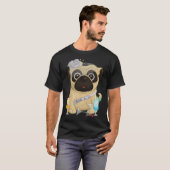 独身最後のパグ Tシャツ (正面フル)