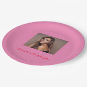 独身最後のパーティー用紙皿 ペーパープレート (アングル)