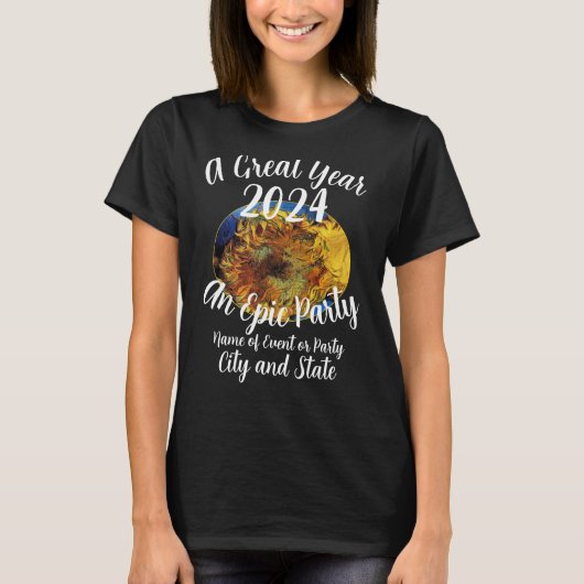 独身最後のパーティー ウェイン ディナー 2040 Tシャツ (正面)