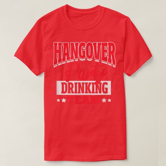 独身最後のパーティー  ハングオーバー パーティー 飲み会 Tシャツ (デザイン正面)