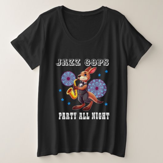 独身最後のパーティー プラスサイズTシャツ (デザイン正面)