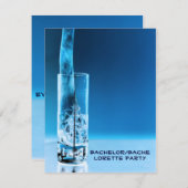 独身最後のパーティー 招待状 (正面/裏面)