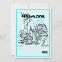 独身最後のファッション雑誌招待状