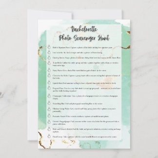 独身最後の写真宝探し 招待状