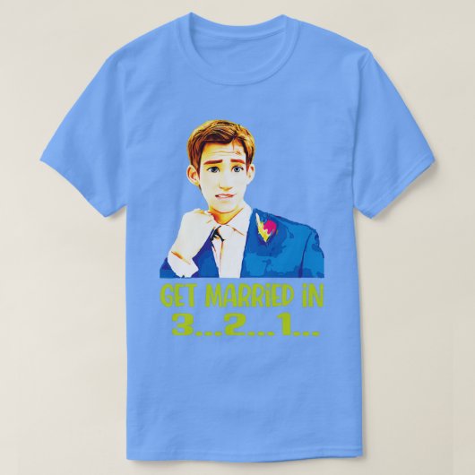 独身最後の夜のゲームオーバー Tシャツ (デザイン正面)