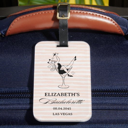 独身最後の夜のパーティー・ギフト ラゲッジタグ (正面インサイチュ2)