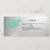 独身最後の夜のリムジン・パス 招待状 (裏面)