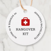 独身最後の夜の二日酔いキット フェイバータグ (裏面)