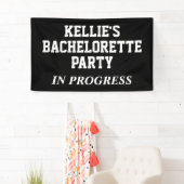 独身最後の夜の会場です 横断幕 (インサイチュ)