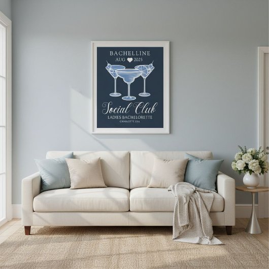 独身最後の夜の会 社交クラブ ポスター