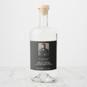 独身最後の夜の写真 面白い事実 プロフィール 黒い友達 リキュールボトルラベル (正面)