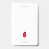 独身最後の夜の女友達たちとの週末　花嫁の友達 バッジ (Back)