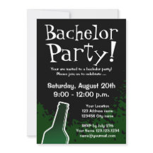 独身最後の夜の招待状 | オーダーメイドの招待状