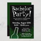 独身最後の夜の招待状 | オーダーメイドの招待状 招待状 (正面/裏面)