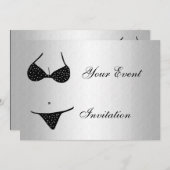 独身最後の夜の招待状 招待状 (正面/裏面)