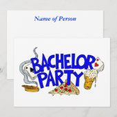 独身最後の夜の招待状 招待状 (正面/裏面)