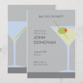 独身最後の夜の招待状 招待状 (正面/裏面)
