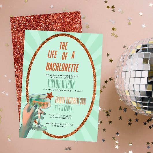 独身最後の夜の招待状 招待状