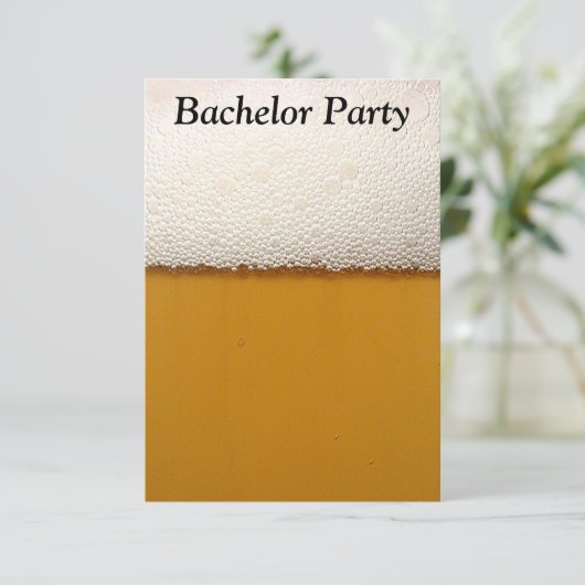 独身最後の夜の招待状 招待状 (スタンド正面)