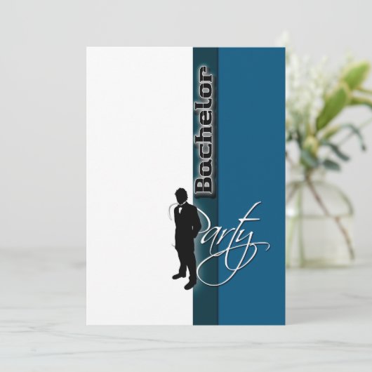 独身最後の夜の男たちの大宴会 招待状 (スタンド正面)