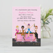 独身最後の夜の祝い 招待状 (スタンド正面)