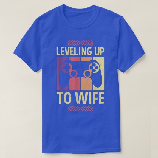 独身最後の夜の花嫁 結婚する妻 Tシャツ (デザイン正面)