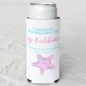 独身最後の夜の飲み会&お祝い カスタムビーチ スリム缶クーラー