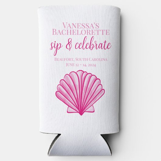 独身最後の夜の飲み会&お祝い カスタム シェル パッケージ スリム缶クーラー (正面)