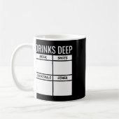独身最後の夜の飲酒記録チャート コーヒーマグカップ (左)