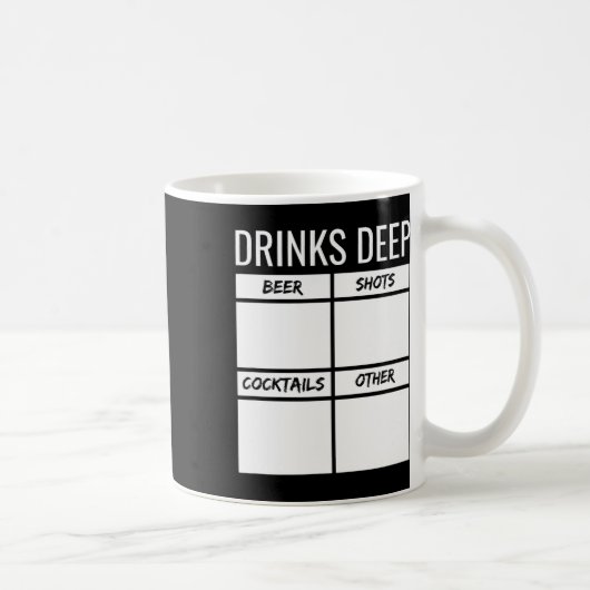 独身最後の夜の飲酒記録チャート コーヒーマグカップ (右)