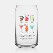 独身最後の夜をお祝いしよう！特別な記念品 ガラス缶 (正面)