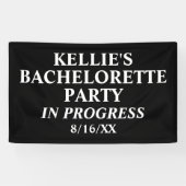 独身最後の夜会中 横断幕 (横)