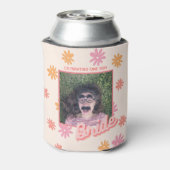 独身最後の夜会 ピンク レトロなデイジー 缶クーラー (缶裏面)