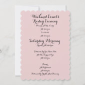 独身最後の夜会 招待状 (裏面)