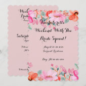 独身最後の夜会 招待状 (正面/裏面)