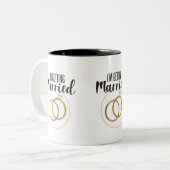 独身最後の夜会、私、結婚する ツートーンマグカップ (正面左)