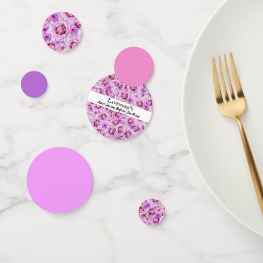 独身最後の夜会, 結婚前お披露目 ゴルフ ラベンダー コンフェッティ (グループ)