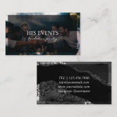 独身最後の夜会  結婚式前夜祭  祝賀会 名刺 (正面/裏面)