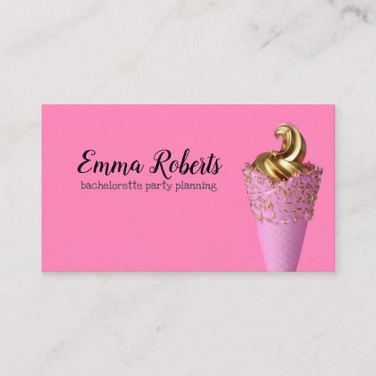 独身最後の夜会 計画 ビジネスカード (正面)