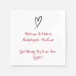 独身最後の夜 スタンダードカクテルナプキン