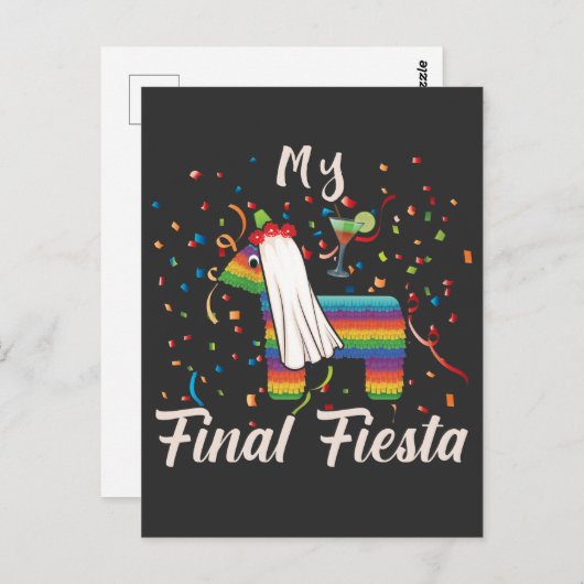 独身最後の夜 フィエスタ ピニャータ ポストカード (正面/裏面)