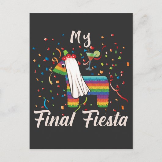 独身最後の夜 フィナーレ フィエスタ ピニャータ ポストカード (正面)